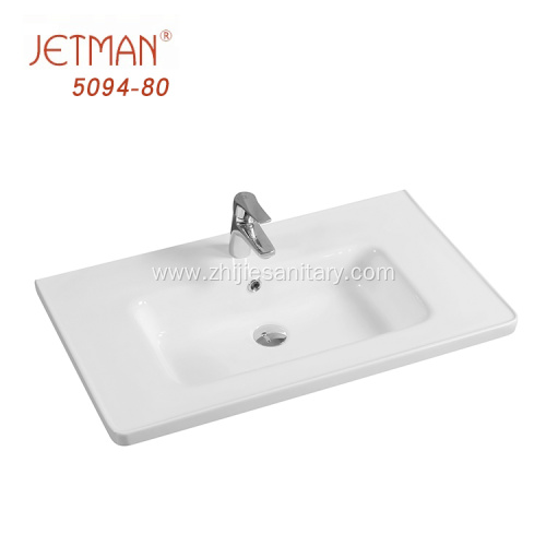 Rectangular Bathroom Lavatory Vanity Counter Top Basin